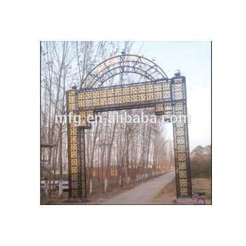 OEM Casting Iron Segurança Artístico Moderno Main Entrance Gate